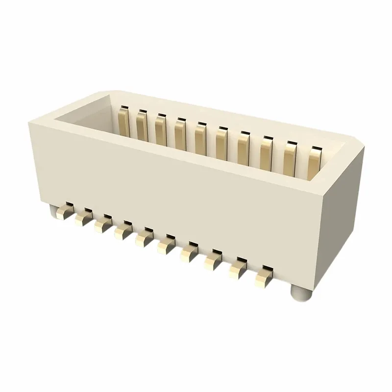 0,8 mm aansluiting Dubbele rij recht SMT