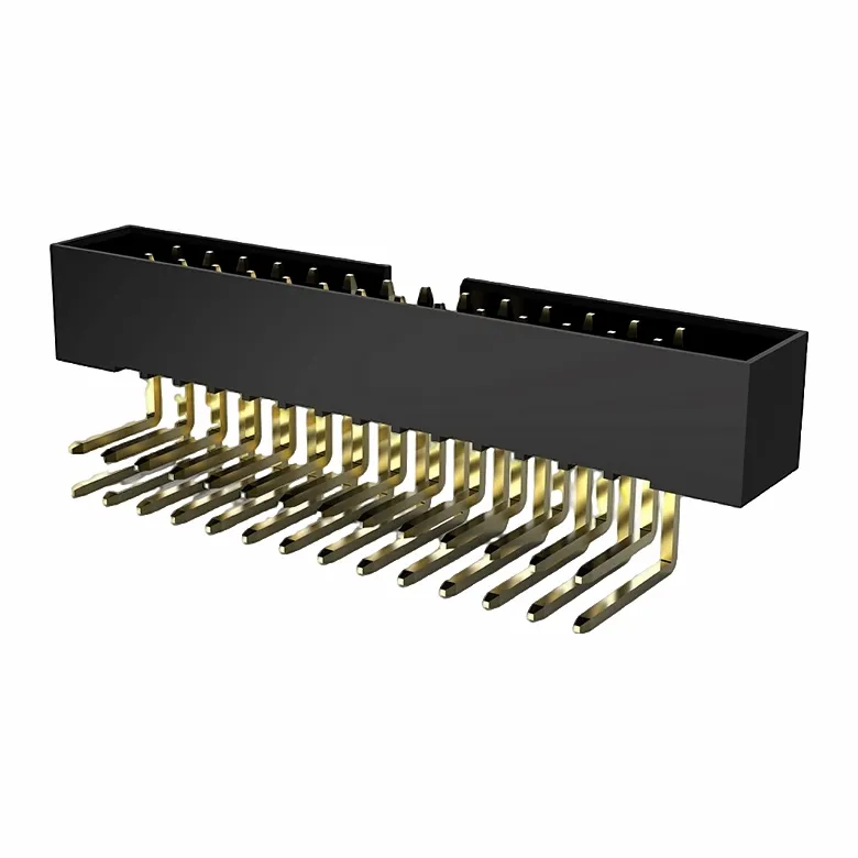 2,0 mm doos koptekst dubbele rij rechts hoek dip