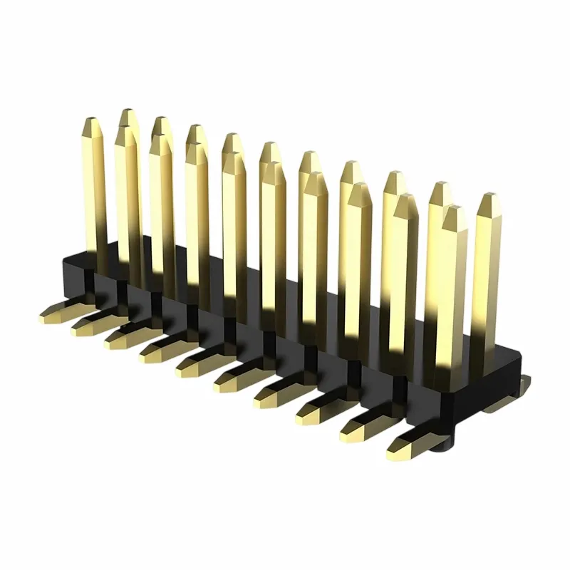 2,0 mm pin header dubbele rij smt