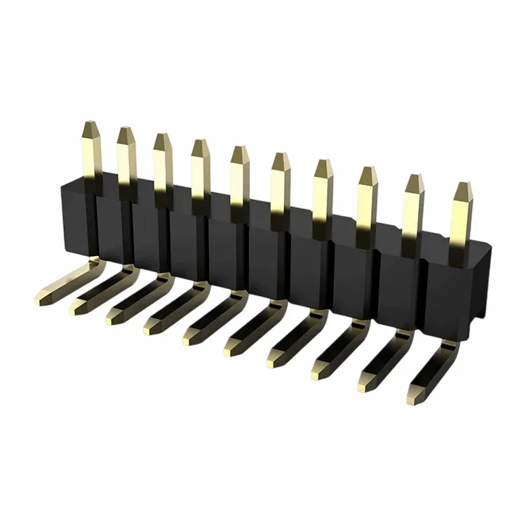 2,0 mm pin koptekst enkele rij rechtshoek dip