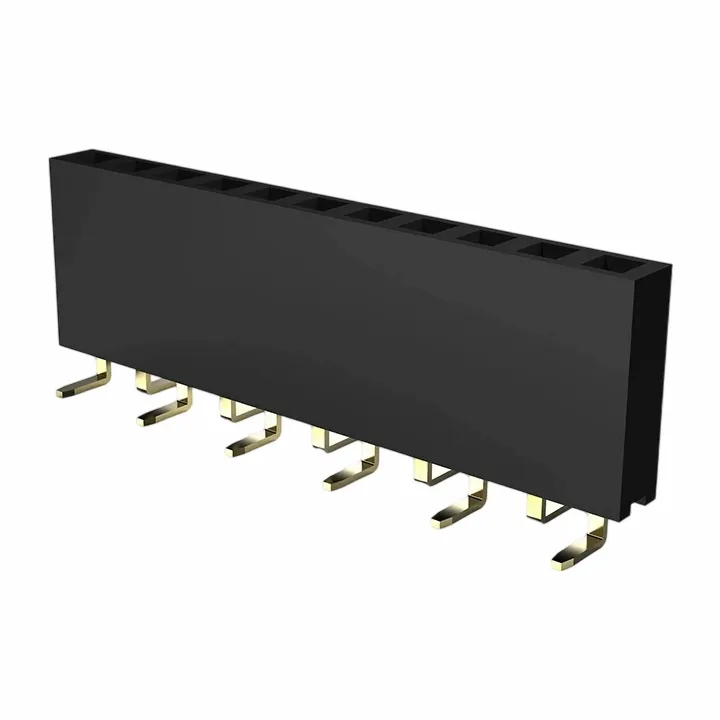 2,54 mm vrouwelijke koptekst enkele rij smt y type