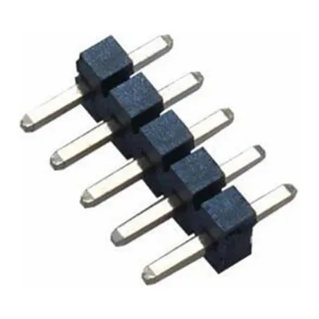 5,08 mm pin koptekst enkele rij recht